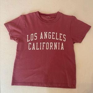 Pacsun John Galt Los Angeles California Red Shirt